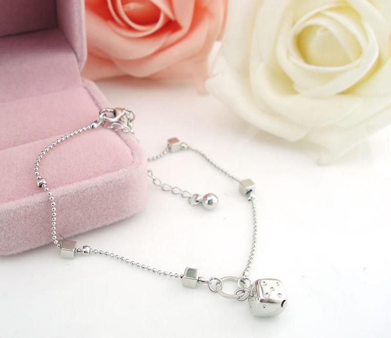 1PCS Women Lady Girl Double-deck Little Star Anklet Bracelet Ankle Chain-Foot Sandal Beach Wedding Jewelry Foot Decoration Accessories Silver