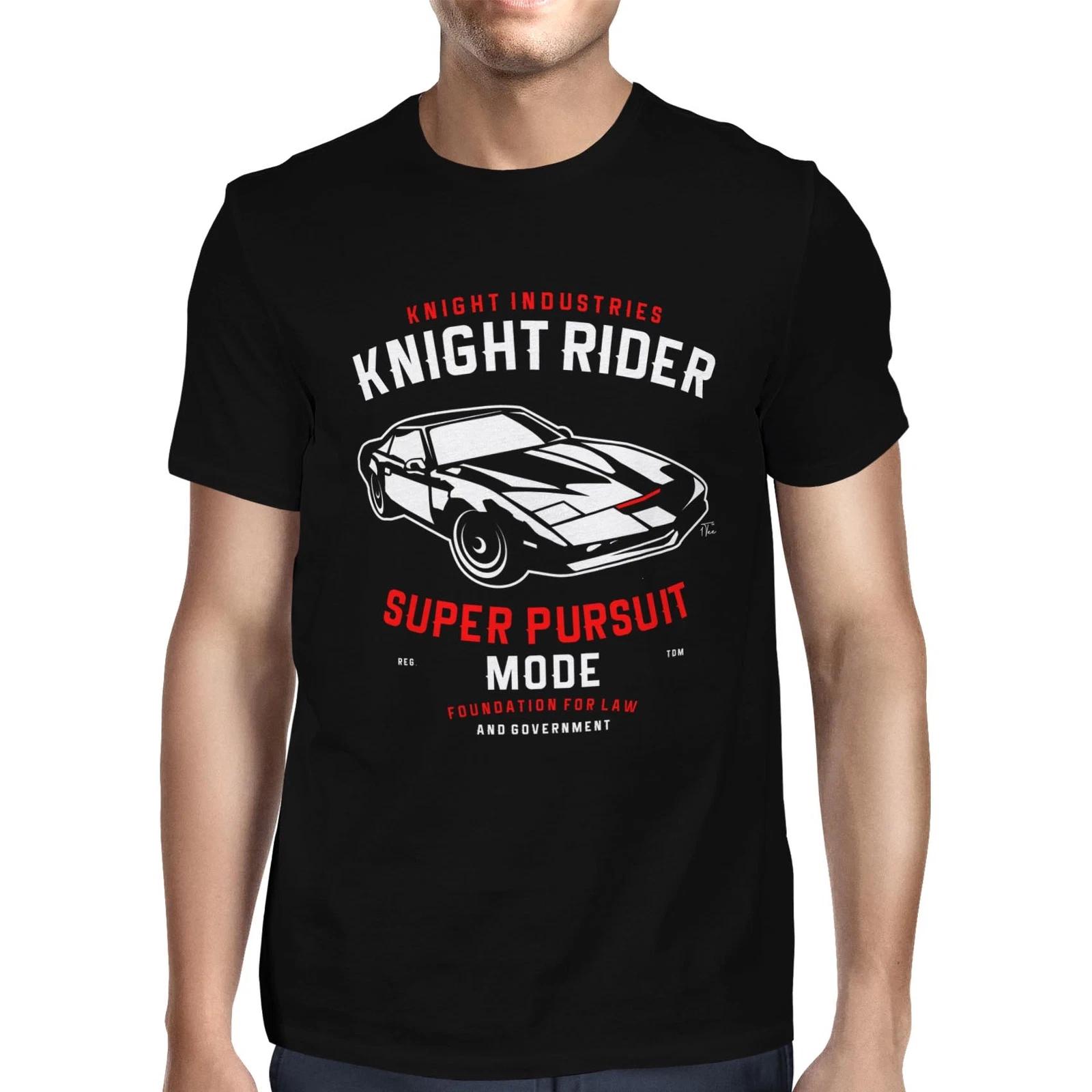 1Tee Mens Knight Rider Car T-Shirt L