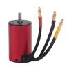 3100KV Brushless Motor Waterproof High Torsion 50000 RPM CNC Machining Brushless Motor Replacement for 1 8 for 1 10 RC