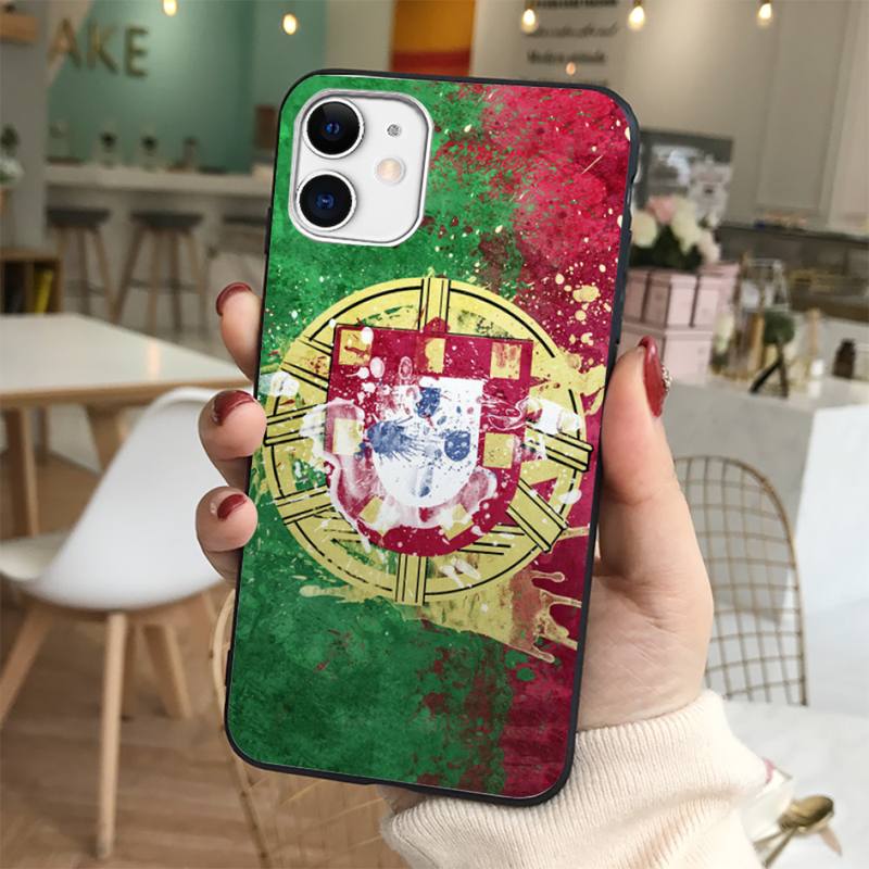 

Portugal Flag Phone Case for iphone 13 11 12 pro XS MAX 8 7 6 6S Plus X 5S SE 2020 XR case 7 plus or 8 plus