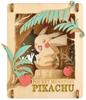 Ensky Paper Theater Wood Style Pikachu Found Pokémon