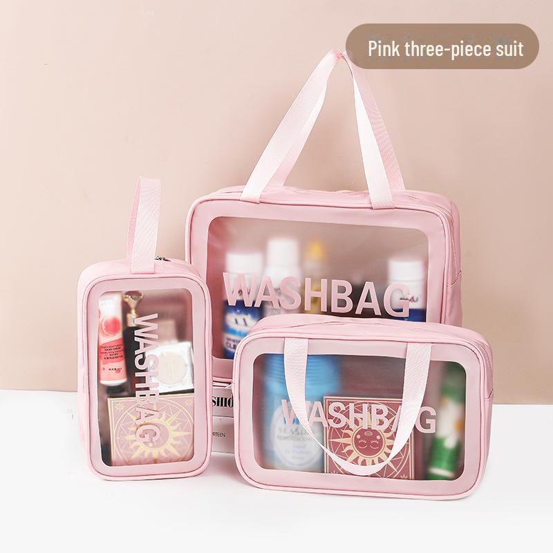 Large Capacity Waterproof PVC Travel Toiletry Bag - Cross-Border Cosmetic & Swim Storage