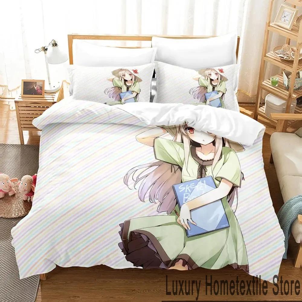 Anime The Pet Girl of Sakurasou Mashiro Shiina Bedding Set Boys Girls Twin Queen King Size Duvet Cover Pillowcase Bed boys Adult