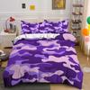Fashion Camouflage Pattern Three-Piece Set Geometric Plaid Bed Sheet Quilt Cover Pillowcase Bedding Kit