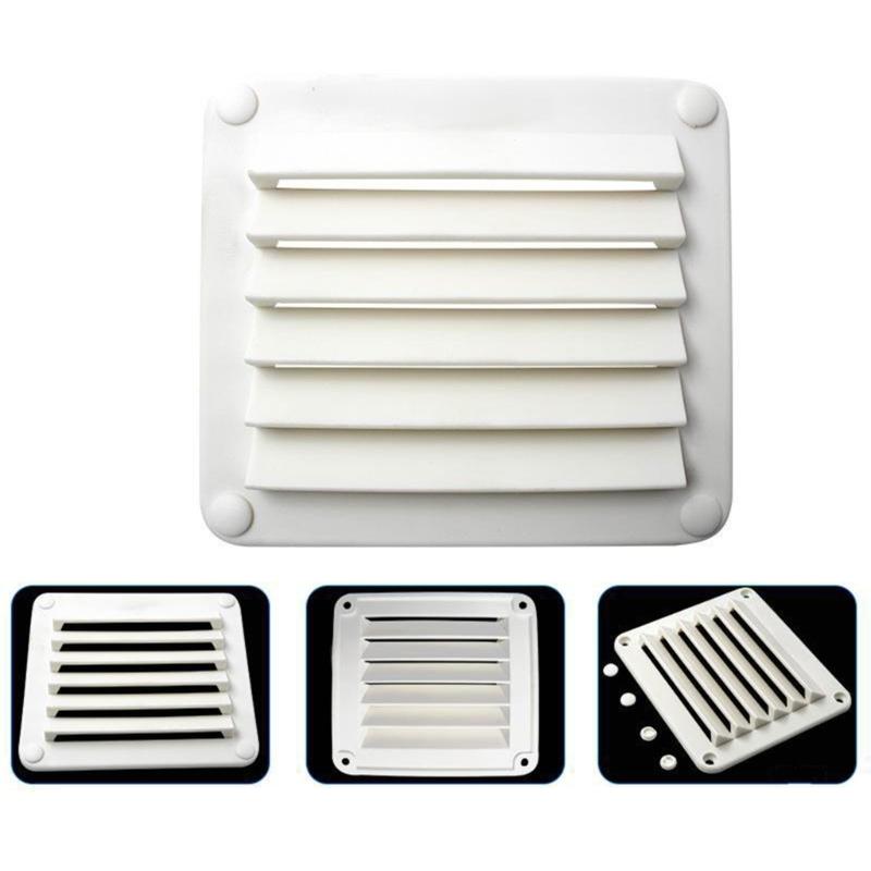 ABS Ventilation Window For Marine Cabin Motorhome Compartment Saltwater Resistant Adjustable Louver System Black White
