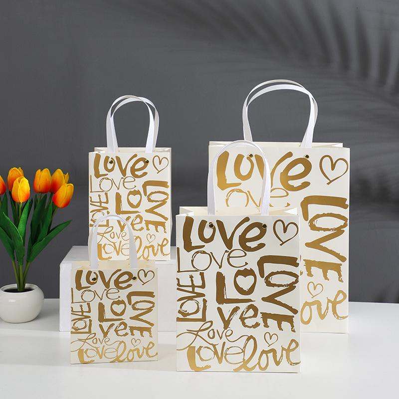 Valentine's Day Handheld Boxs Creative Holiday Party Birthday Gift Bag Souvenir Packaging Bag Party Supplies 2025 New