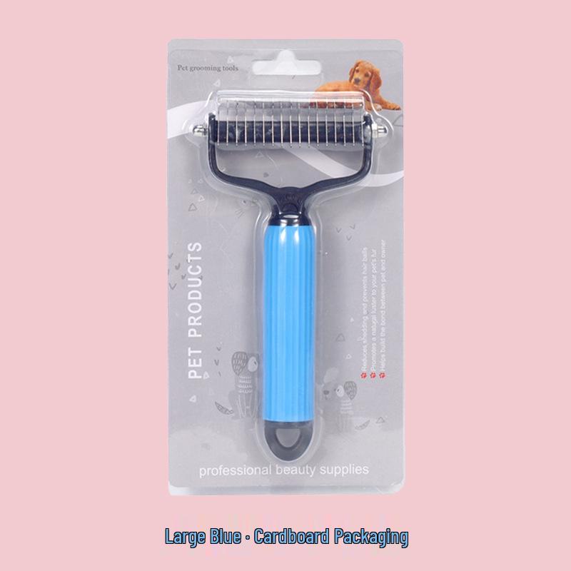 Pet Deshedding & Grooming Comb for Cats and Dogs