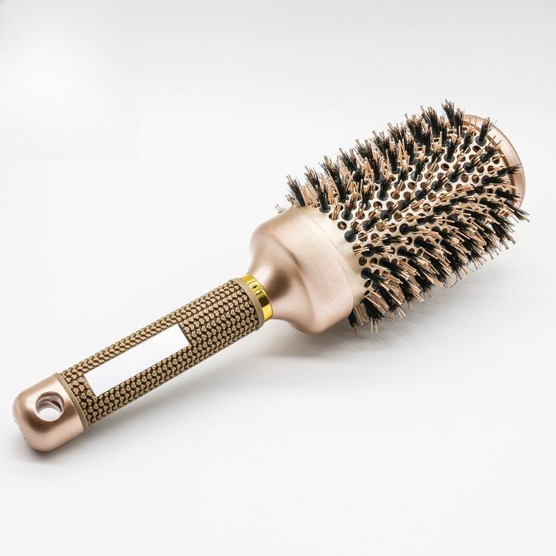 Cylinder Curling Roller Comb Professional Styling Hair Comb