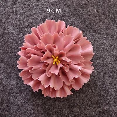 High Quality Handmade Ceramic Flower Wall Craft Home Livingroom Creative Wall Hanging Decoration Background Wall Mural Ornaments