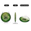 Acrylic Hanging Ornament with Spider Web Pattern Round Shape Decorative Pendant for Halloween Party Home Wall Window Decor