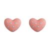 Colorful Heart Earrings Elegant Summer Cute Dangle Ear Accessory for Girls Daily School Shopping
