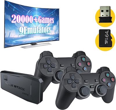 Wireless Retro Game Console,Nostalgia Stick Game,Retro Game Stick,with Built-in 9 Emulators,Retro Plug and Play Video Games for TV,Built in20000+Games
