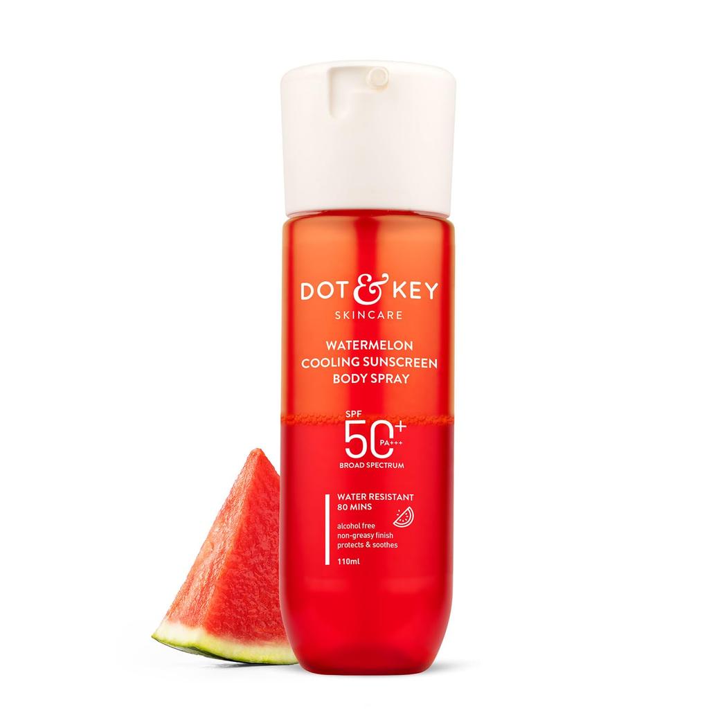 DOT & KEY Watermelon Cooling Sunscreen Body Spray Spf 40 Pa+++ For All Skin Types 110ml