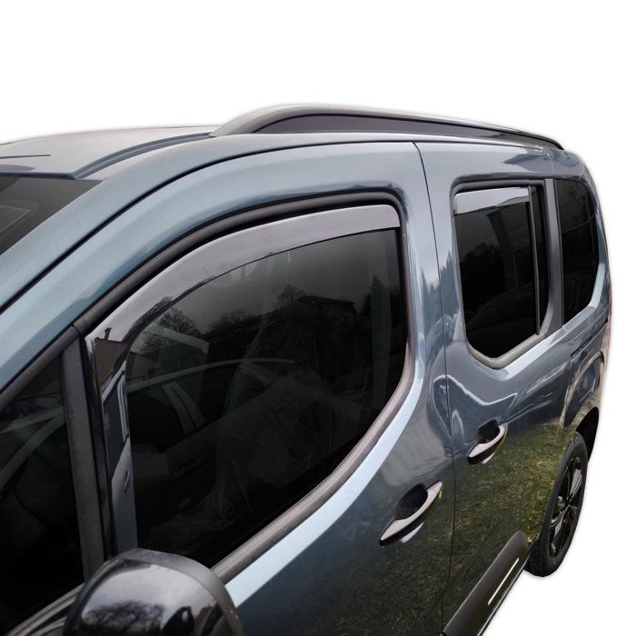 Déflecteurs d'air - Toyota Proace City (depuis 2018) - 4 pièces - Aérodynamique - Montage facile