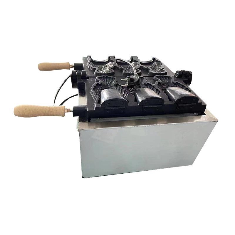 Elektrische Taiyaki-Eiswaffelmaschine - Design mit offenem Mund