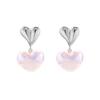 Love Earrings Jewelry Fashion Versatile Alloy Earrings Niche Light Luxury Acrylic Stud Earrings Women