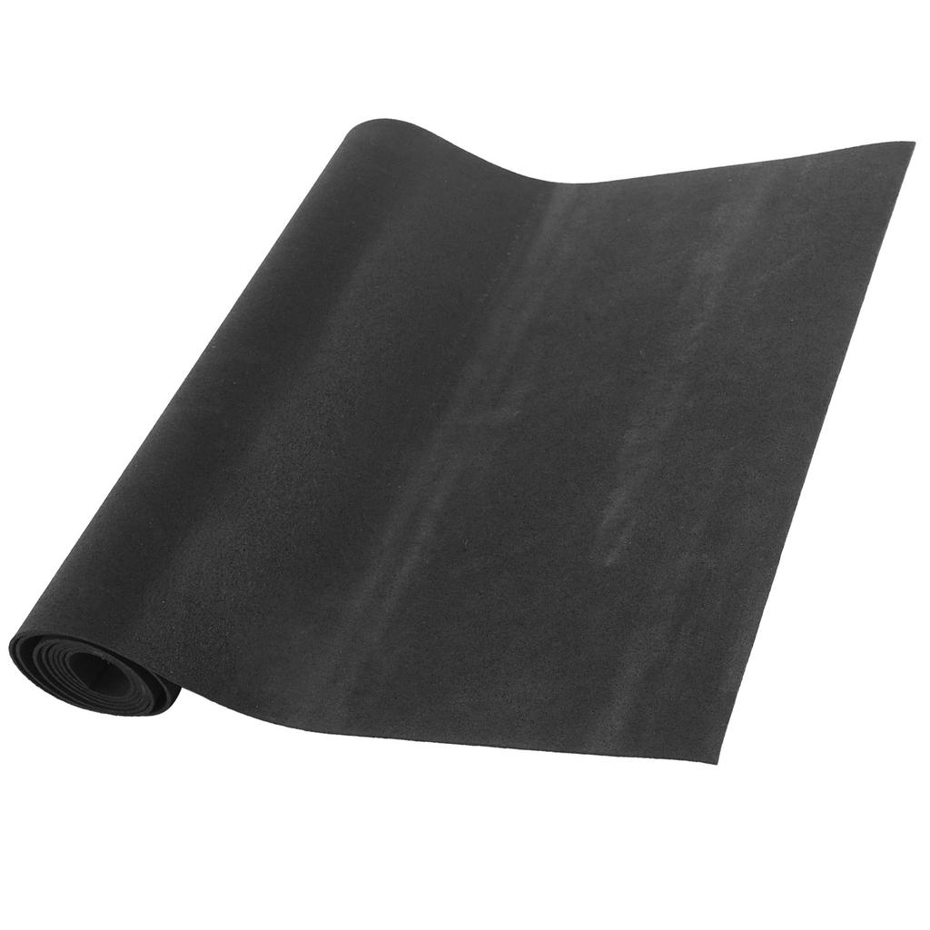 Rubber Fitness Mat Floor Protector for Treadmills Cushioning Pad Gym Sport Equipment