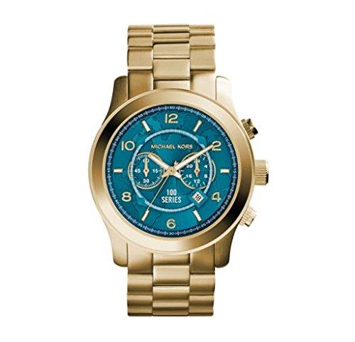 

Michael Kors Slim Runway Two-Tone Stainless Steel Ladies Watch MK8315 зелений