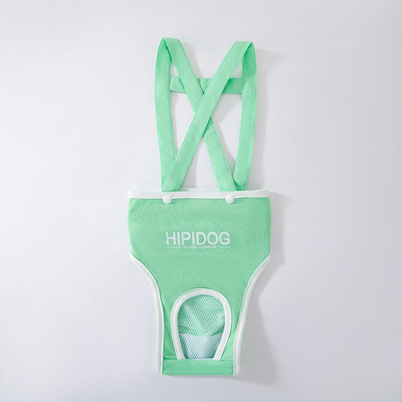 

Физиологические штаны для собак среднего и крупного размера, одежда для питомцев шиба-ину XL (recommended weight 18-12 kg) зелёный