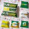 Classic Logo s-Subway Cushion Cover Premium Comfort Reversible Pillow Cove -Two In One Design for Any Room & Car Interior