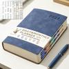 2027 A5 English Schedule Planning Notebook Efficiency Agenda Planner Notepad Ideal Gift for Students Colleagues Business Partners