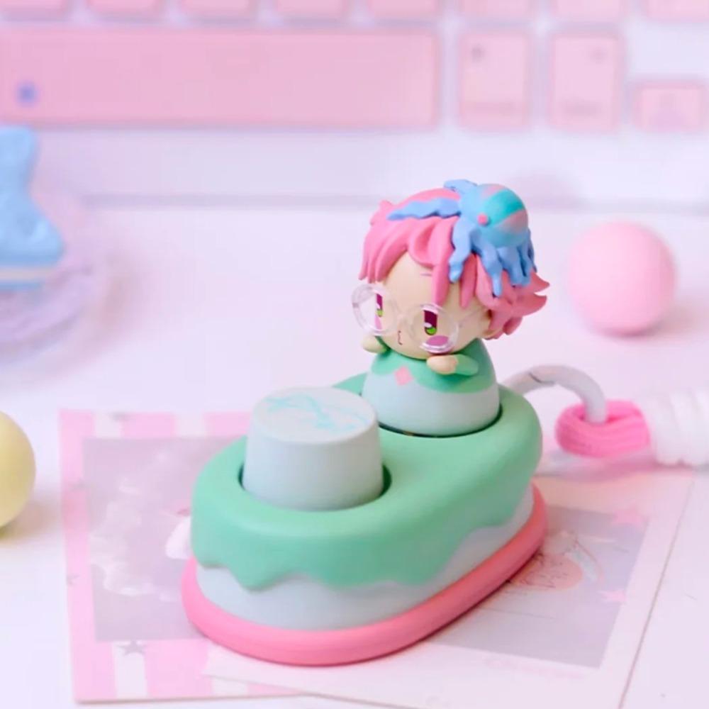 

Anime Hot Alien Stage Fingertip Keycaps Q Version Figure Anime Keycap Luka Till Ivan Mizi Hyuna Cute Point Key Caps Toys Custom