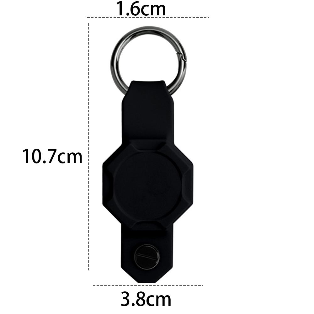 For Apple Airtags Keychain Silicone Case Waterproof Key Chain Ring Holder Case Man Accessories Key Organizer Anti-lost Ring Case