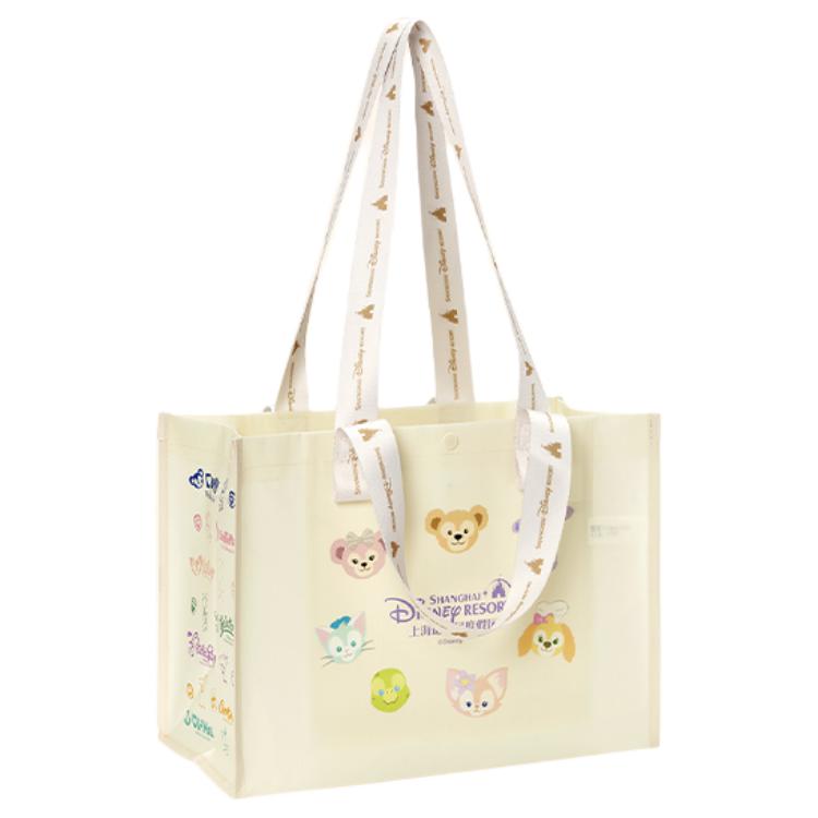 New Disney PE Tote Bag, Shopping Bag, Shoulder Bag, Handbag Trumpets Unisex Beige 400060433266