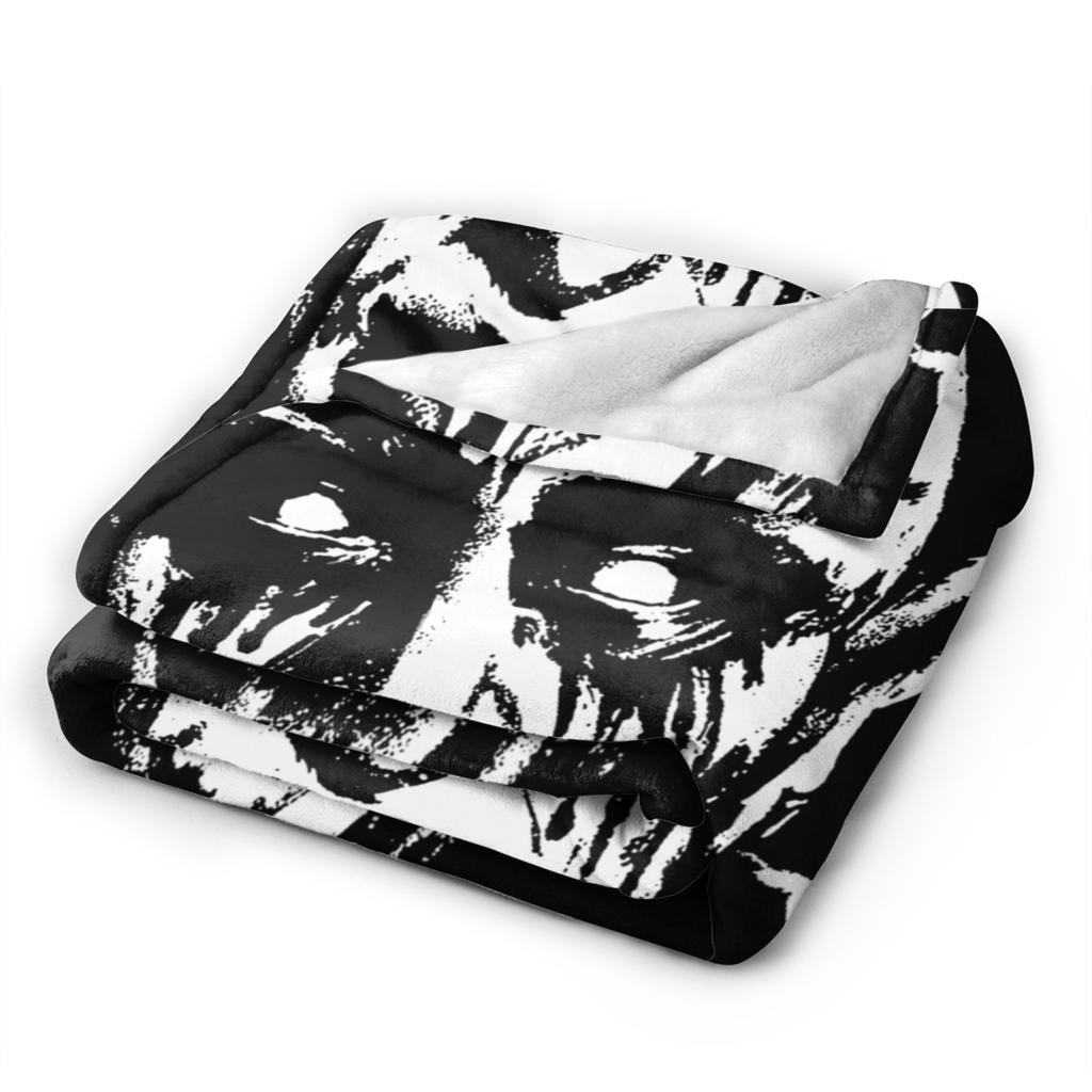 Black Metal Nosferatu Blanket Fuzzy Vintage Breathable Throw Blanket for Bed Sofa Autumn/Winter