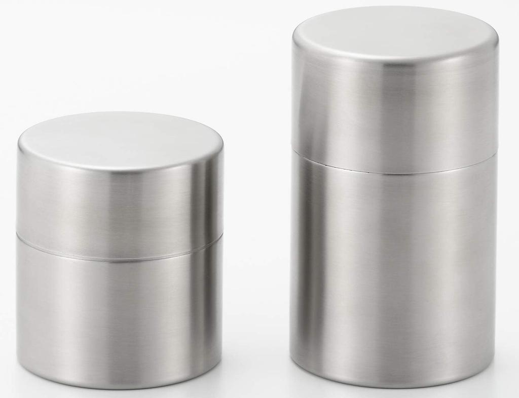 Castle Enterprise Yoshikawa Tee Edelstahl Geschenkverpackung verfügbar Japanischer Caddy, Midori, Stahl, Klein,