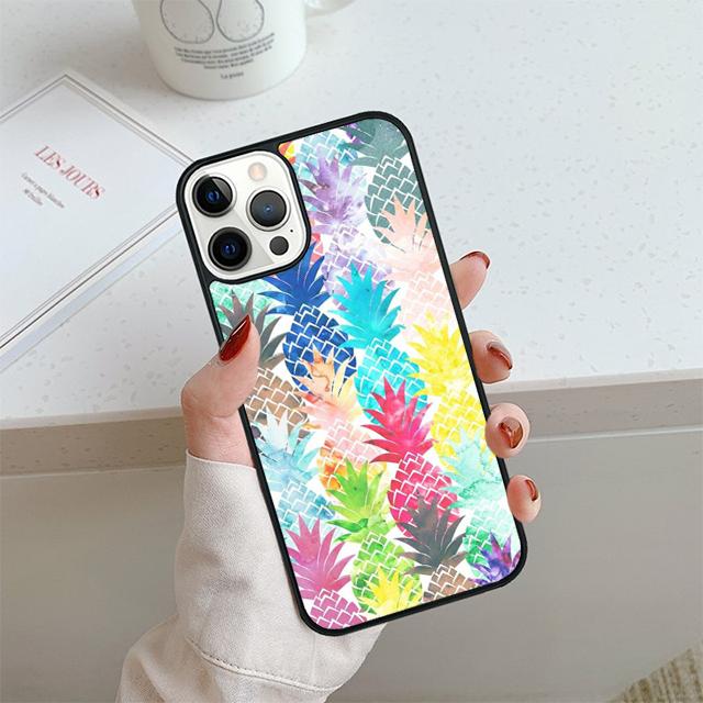 Pineapple Summer Phone Case For iPhone 17 Air 13 12 14 15 16 Cover For Apple 14 15 16 Pro Max 6S Plus Coque