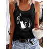 Printed T-shirt, Tank Top, Pattern Tank Top