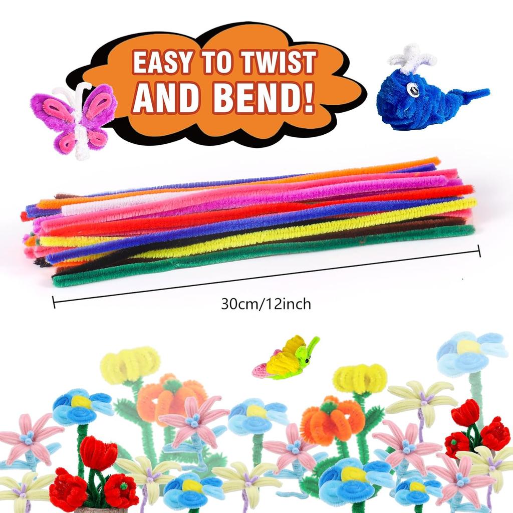 1000 twist sticks handmade tops DIY toy bouquet material