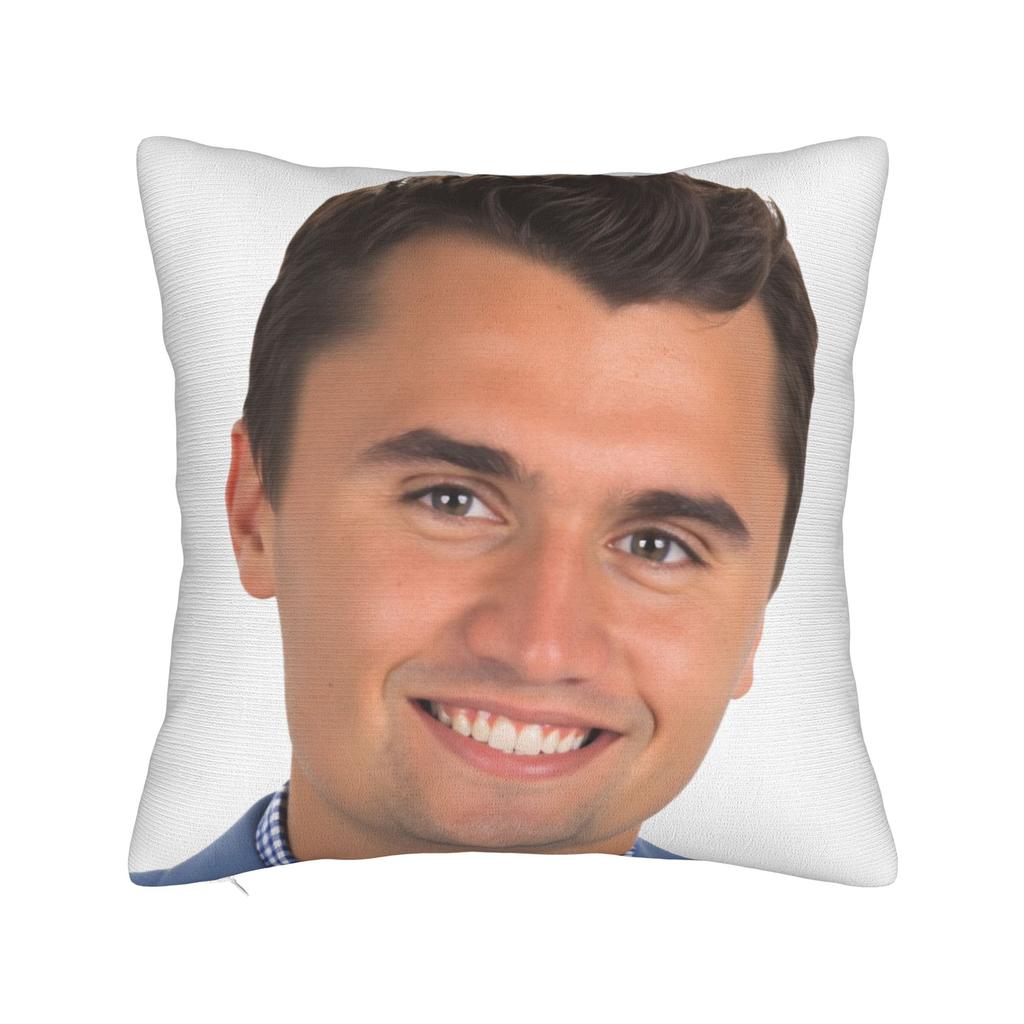 In Memory Of Charlie Kirk Pillow Cover Vintage Pillow Case For Living Room Bed Chair Design Cushion Cover Gift