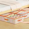Under Bed Storage Containers Translucent Storage Bins Foldable Stackable Closet Organizer Blankets Clothing Bedding Comforter