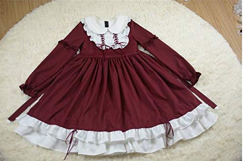 [Housaku Co., Ltd.] Lolita Long-Sleeved Dress, Cosplay, Gothic Lolita, Mori Girl, Cute Girls, Frills, Princess Style, Everyday Wear, Christmas, Hallow