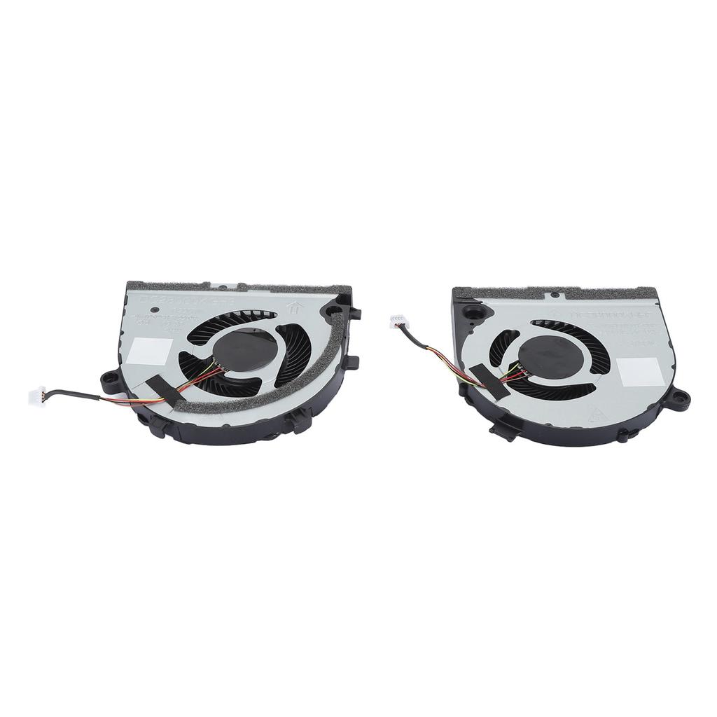 2pcs Laptop CPU GPU Cooling Fan Silent 4 Pin Laptop Cooling Fan Replacement for G3 3579 G3 3779 G5 5587