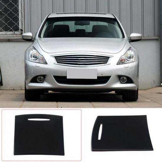 Glossy Piano Black Center Air Vent Trim Sticker For Infiniti G37 G25 G35 07-13