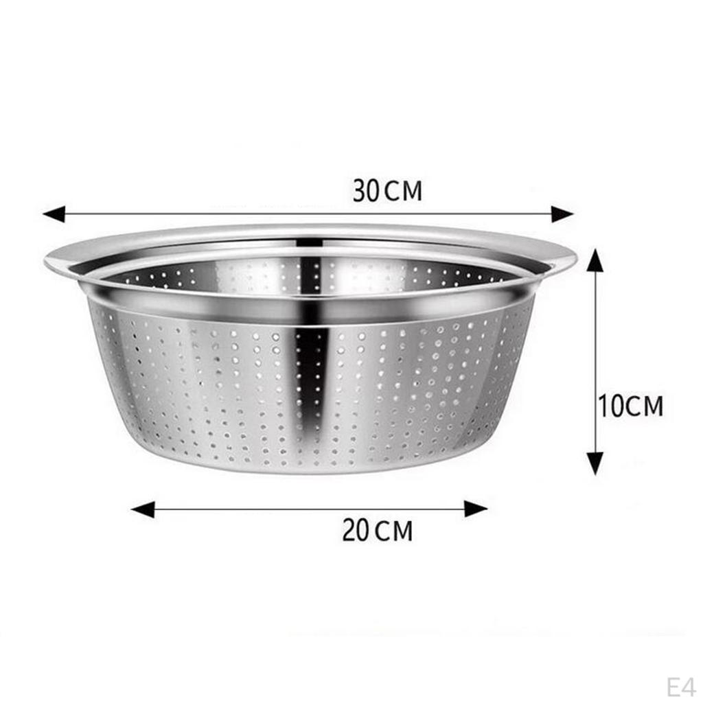Kompaktes Lebensmittelsieb aus mikroperforiertem Edelstahl