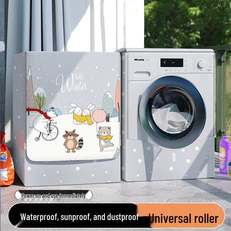 Waterproof Sunproof Cover for 10kg Fully Automatic Washing Machines