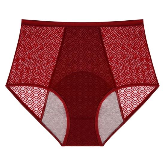 

Women s Period Underwear Leakproof High Waist Menstrual Panties Ladies Soft Stretch Postpartum Briefs XL