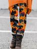 Women's High Waist Yoga Leggings Slim Fit Streetwear Cat Digital Print Stretch Fitness Workout Pants