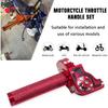Motorcycle Throttle Grip 7/8" 22Mm CNC Aluminum Quick Twister With Throttle Cable For KLX CR CRF EXC XR CRF50 CRF230 50 110 125 230 250 Dirt Pit Bike