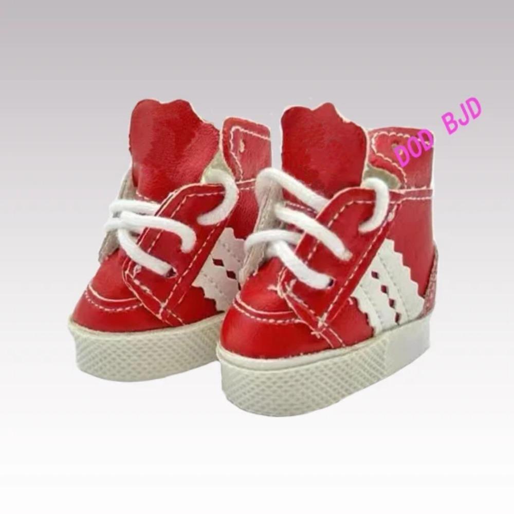 Labubu  Shoes (4*1.8cm) Doll Sneakers ,for 17cm Macaron Plush and 15cm EXO Cotton Doll and 1/6 BJD Doll Clothes Shoe Accessoires