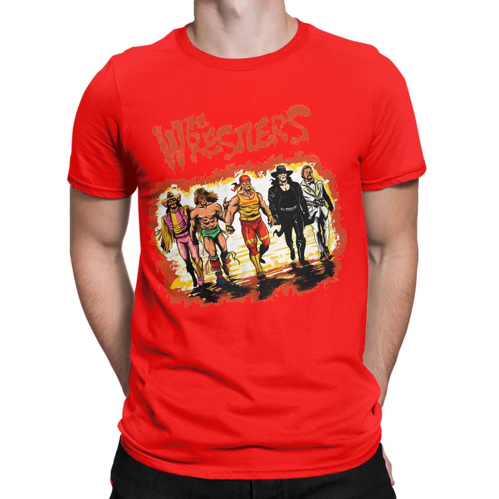 The Wrestlers Novelty 100 Cotton Tshirt Luchador Tees Tops For Unisex