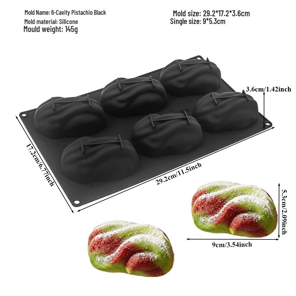 Moldes de Silicona para Mousse de Fruta 3D: Pera, Manzana, Piña, Melocotón, Durian, Frambuesa.