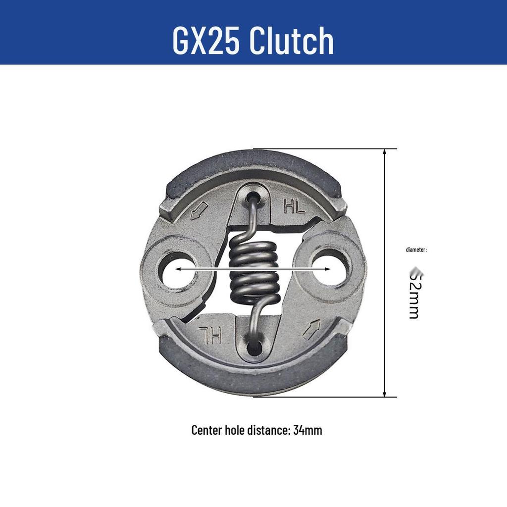 GX25 Lawn Mower Parts: Ignition Coil, Carburetor, Starter, Oil Can, Spark Plug for Four-Stroke Gasoline Engine