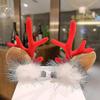 Wabjtam 5pairs Christmas Deer Elk Ear Antler Hair Clips Hairpin Xmas Gift Hairgrip Barrettes