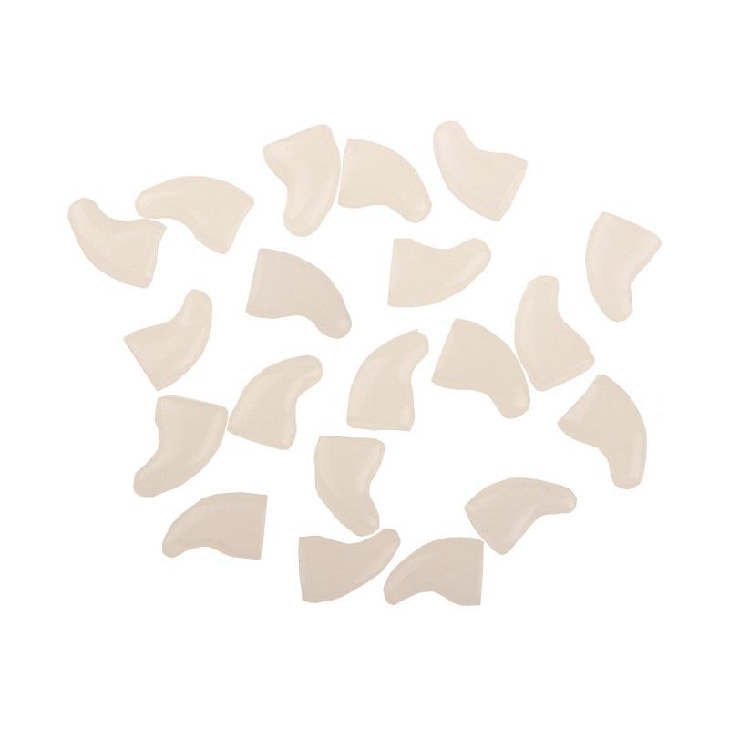 Colorful Cat Nail Caps Silicone Soft Cat Fingernail Cover Cat Paw Claw Pet Nail Protector With Free Glue Pet Supplies