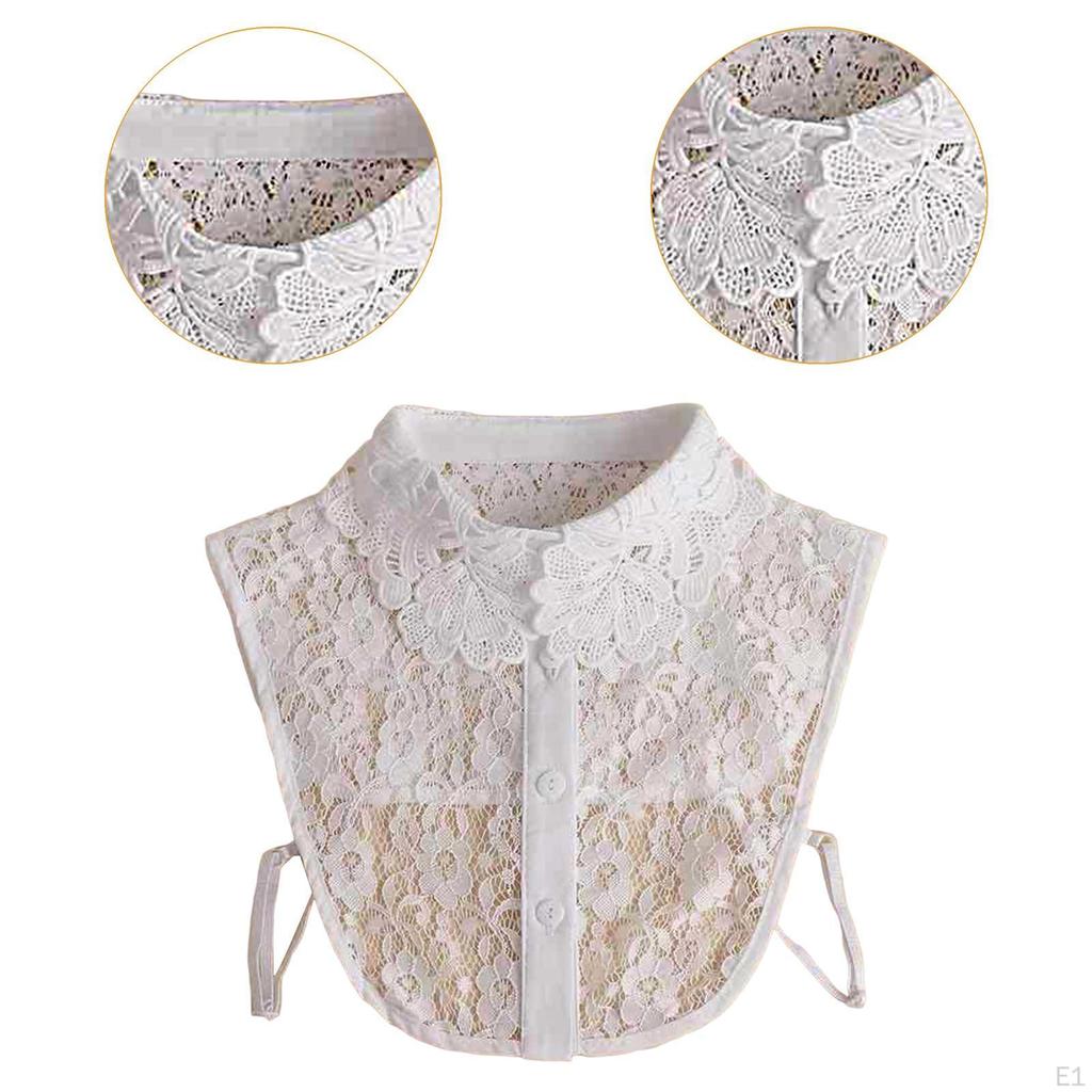 Spitzenkragen, Dekorativ, Praktisch, Abnehmbar, für Kleidung Hemden